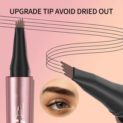 Last Day ✨ Buy 1 Get 2 Free – Waterproof Micro-Fork Eyebrow Pencil + Free Eyeliner & Mascara