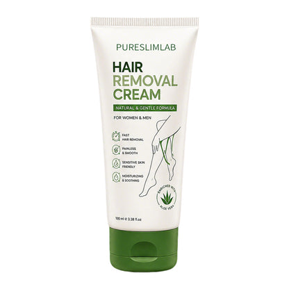 Natural Gentle Hair Removal Cream | For Women & Men, Sensitive Skin
