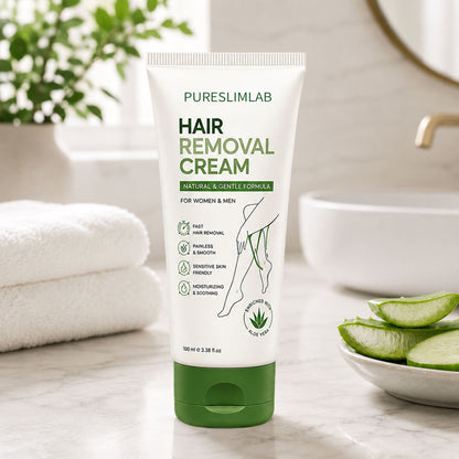 Natural Gentle Hair Removal Cream | For Women & Men, Sensitive Skin