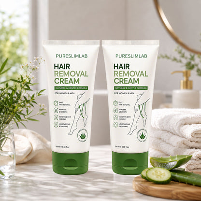 Natural Gentle Hair Removal Cream | For Women & Men, Sensitive Skin