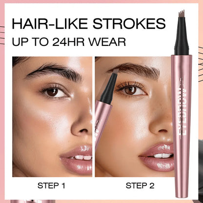 Last Day ✨ Buy 1 Get 2 Free – Waterproof Micro-Fork Eyebrow Pencil + Free Eyeliner & Mascara