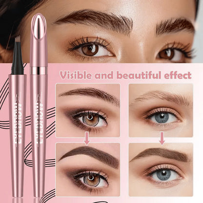 Last Day ✨ Buy 1 Get 2 Free – Waterproof Micro-Fork Eyebrow Pencil + Free Eyeliner & Mascara
