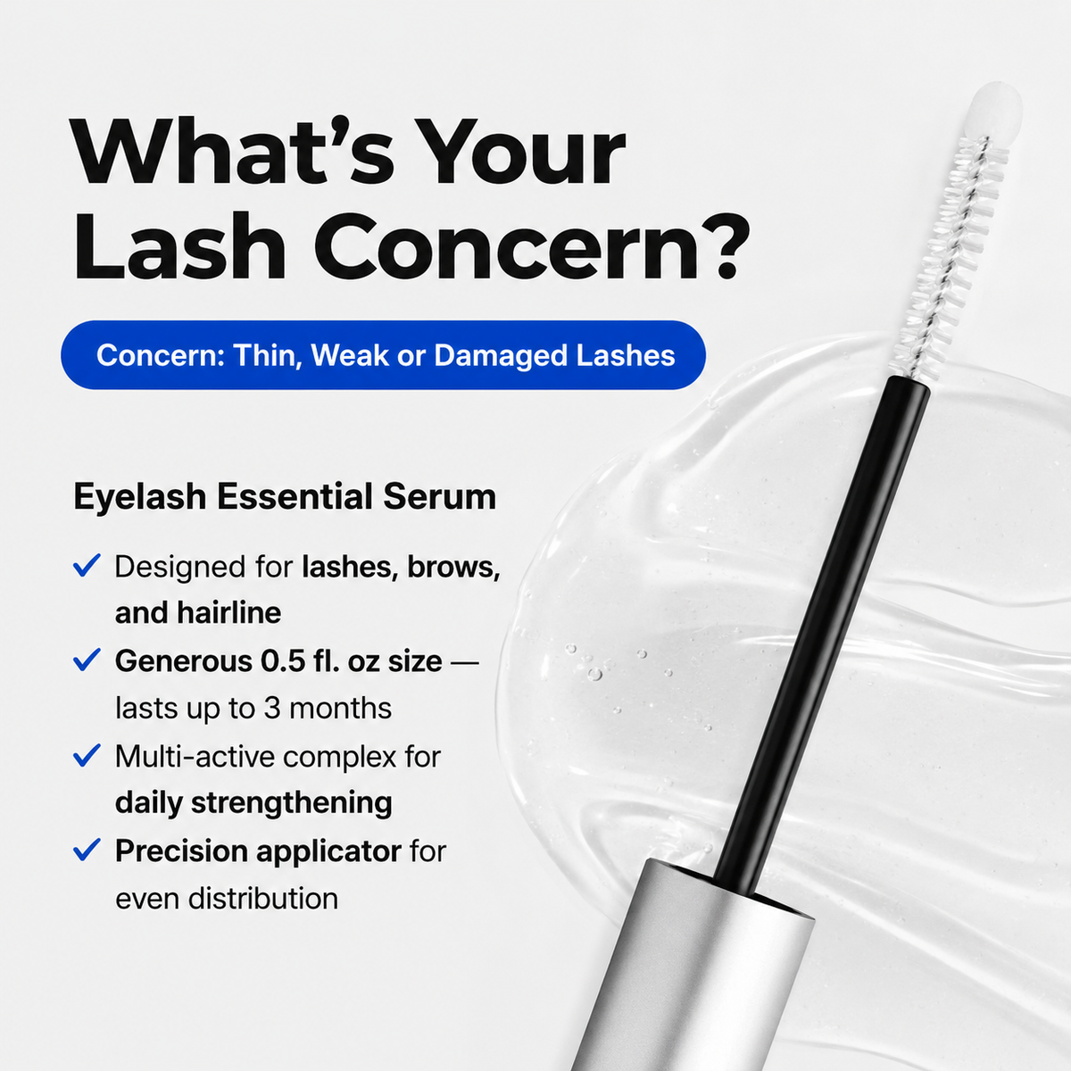 🏆Best Sale🔥Essential Eyelash Growth Serum