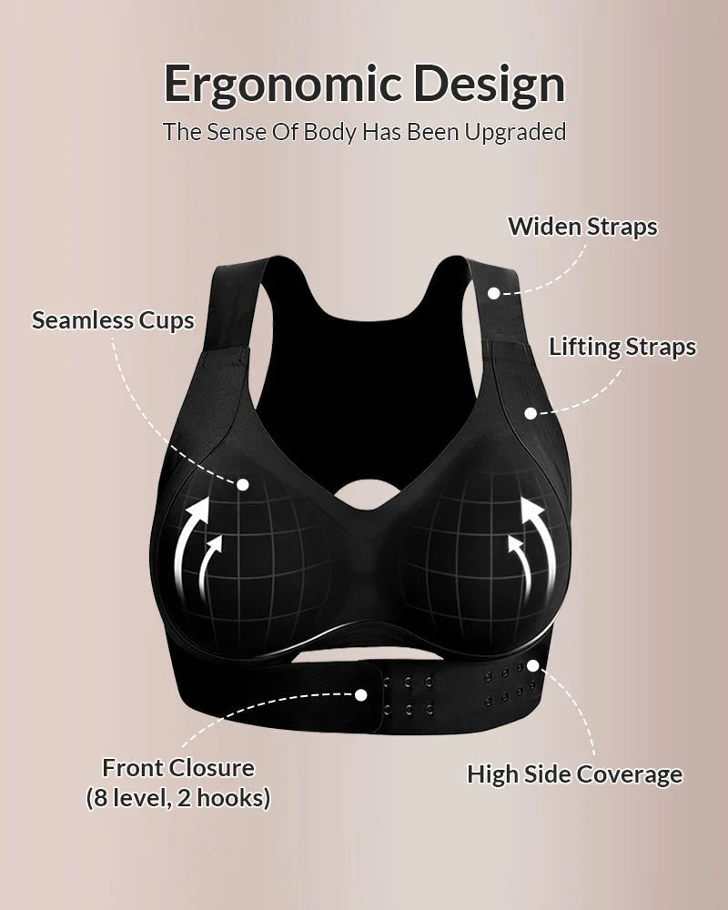 🔥LAST DAY PROMOTION 🔥- 50% OFF Front Closure Cross-Back Wireless Posture Bra